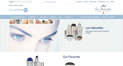 Desktop Screenshot of lesnaturelles.com